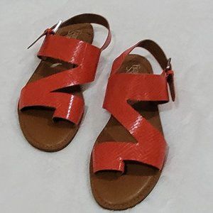 Franco Sarto Orange Sandals